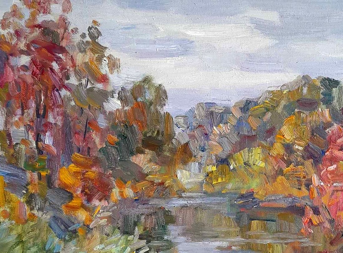 Oil painting Fishing Ivan Kovalenko - 2