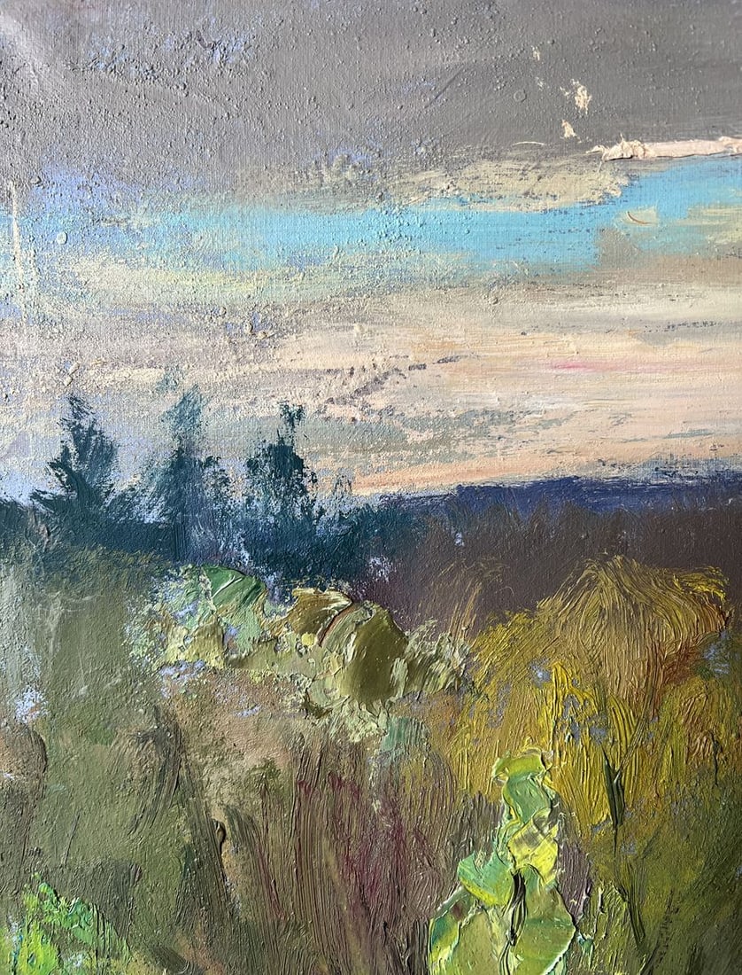 Oil painting May evening V. Mishurovsky - 2
