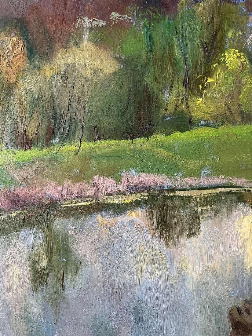 Oil painting May evening V. Mishurovsky - 7