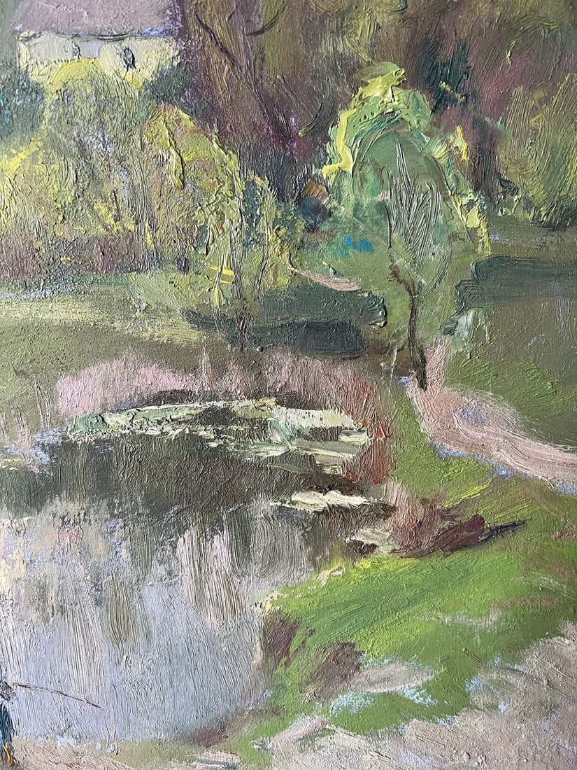 Oil painting May evening V. Mishurovsky - 9