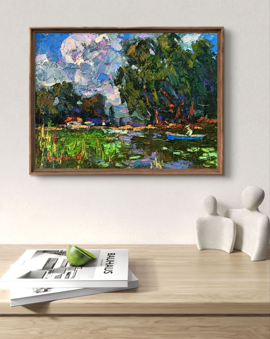 Oil painting Boating holidays Kalenyuk Alex - 2