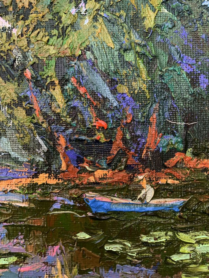 Oil painting Boating holidays Kalenyuk Alex - 6