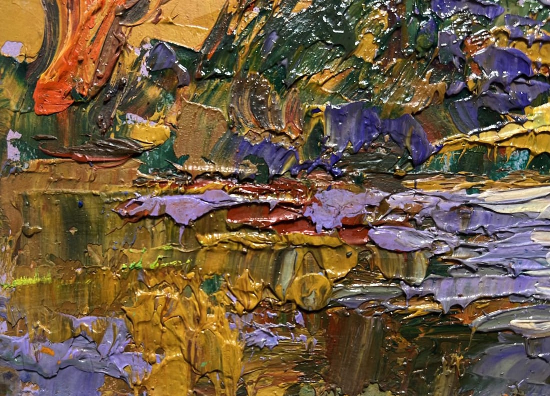 Oil painting Solitude in nature Alex Kalenyuk - 8