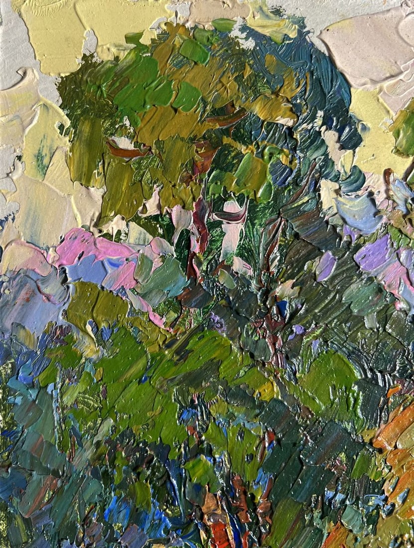 Oil painting A break from the city Oksana Kalenyuk - 4