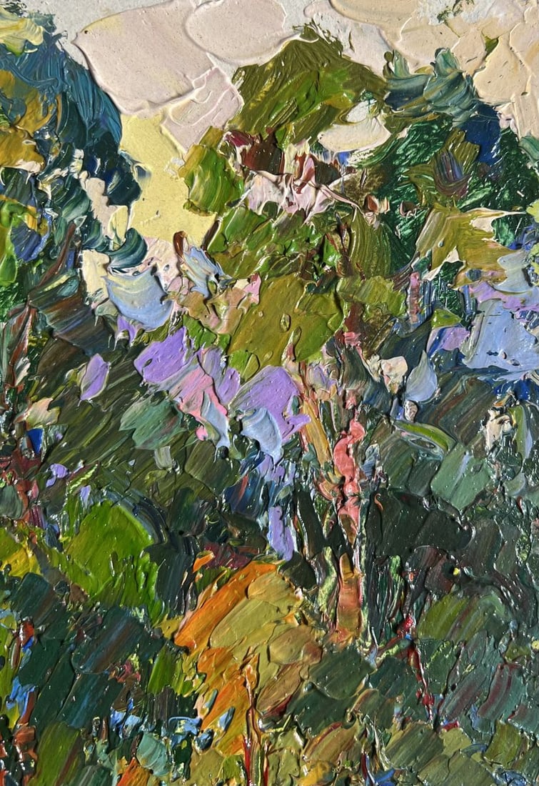 Oil painting A break from the city Oksana Kalenyuk - 5