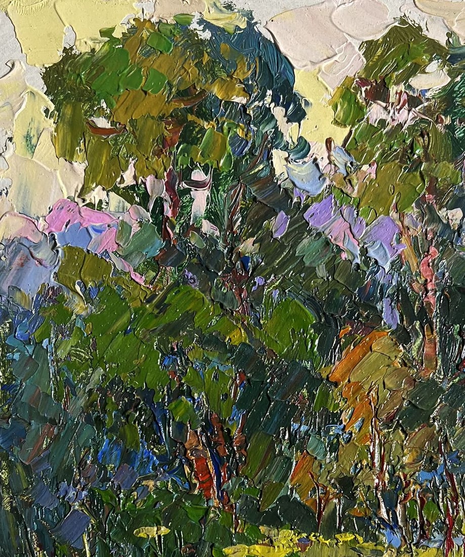 Oil painting A break from the city Oksana Kalenyuk - 6