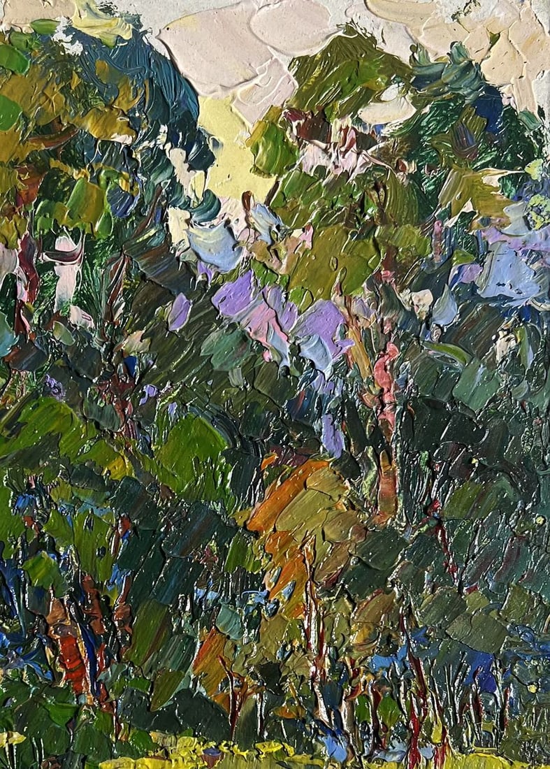 Oil painting A break from the city Oksana Kalenyuk - 7