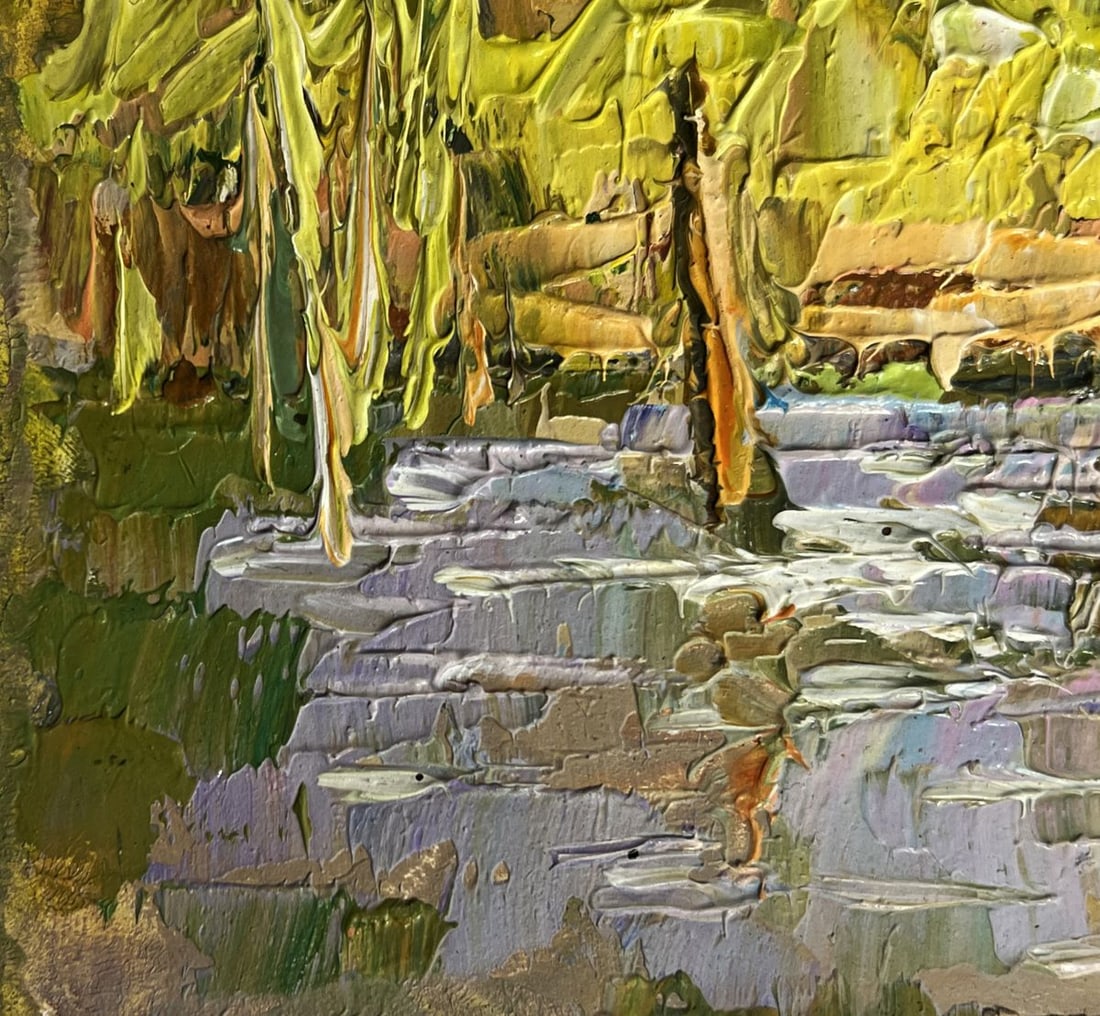 Oil painting Summer boat vacation Alex Kalenyuk - 8