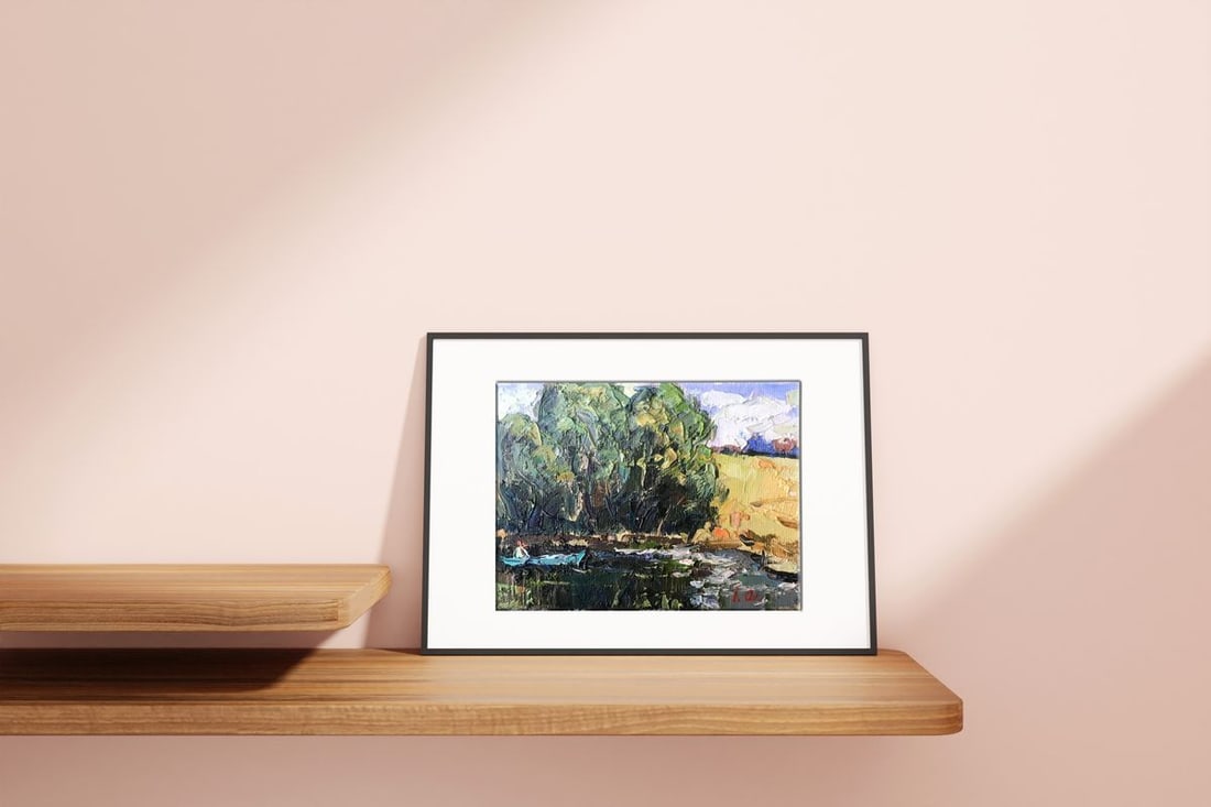 Oil painting Above the pond Kalenyuk Oksana - 3