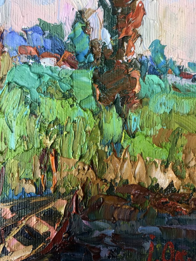 Oil painting Backwater Oksana Kalenyuk - 11