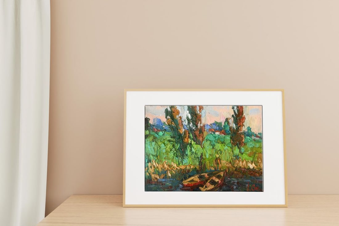 Oil painting Backwater Oksana Kalenyuk - 2