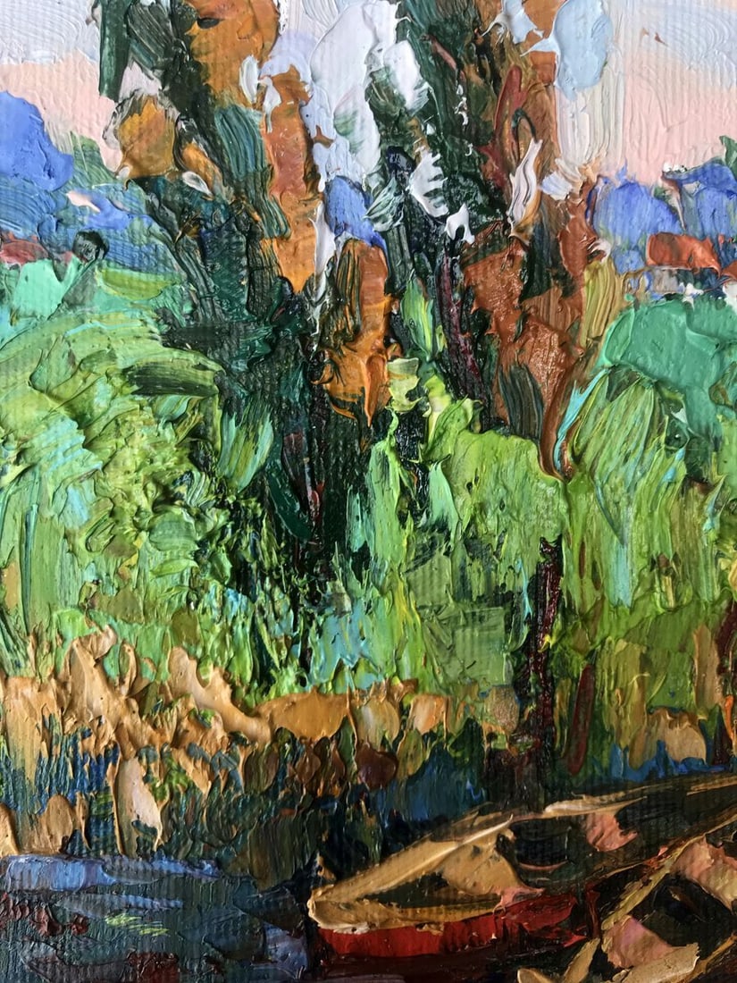 Oil painting Backwater Oksana Kalenyuk - 7