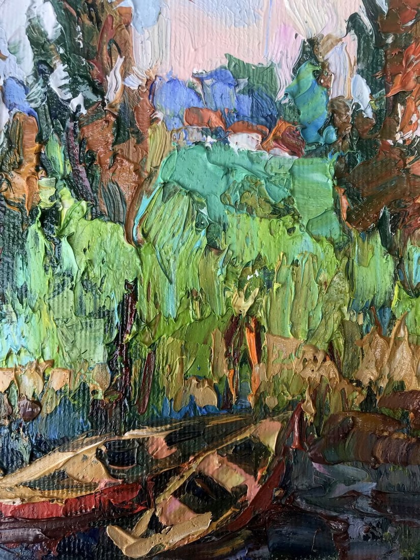 Oil painting Backwater Oksana Kalenyuk - 9