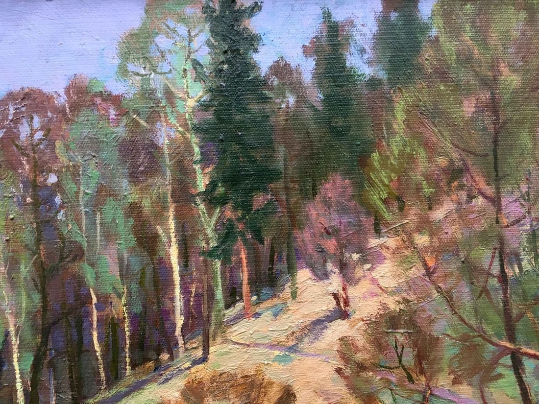 Spring oil painting - 8