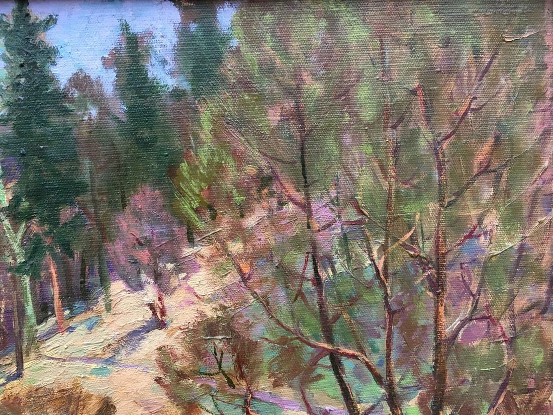 Spring oil painting - 9