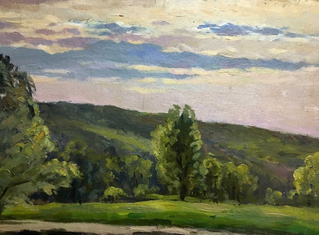 Oil double painting Seasons of the Year A. Cherkas - 3