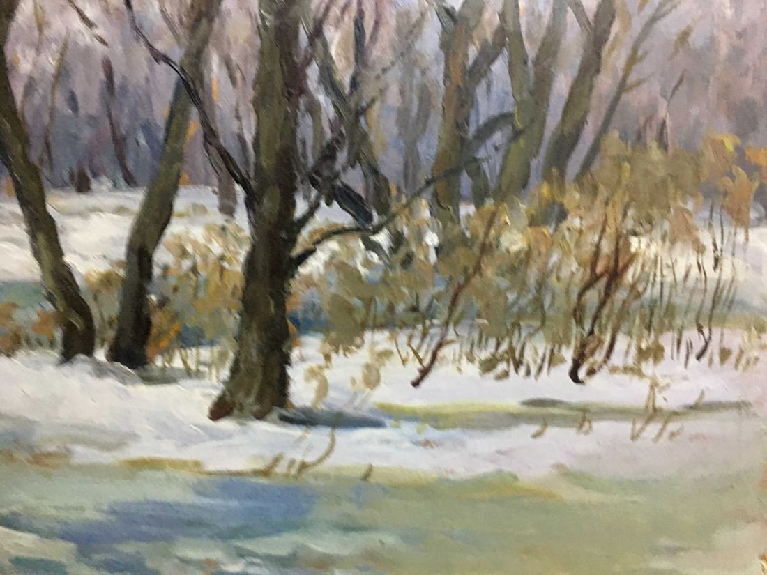 Oil double painting Seasons of the Year A. Cherkas - 9