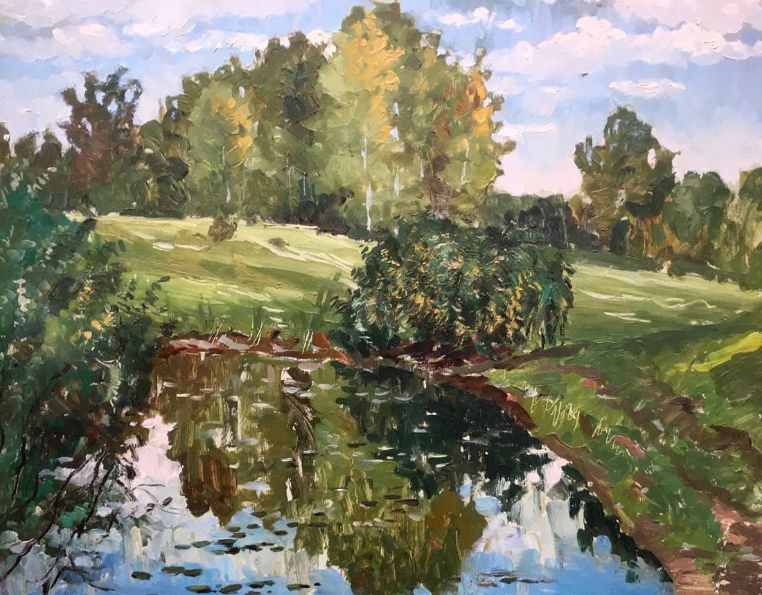 Oil painting Smell summer Alexander Georgievich Cherkas - 2