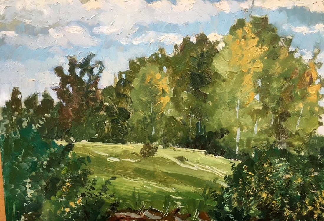 Oil painting Smell summer Alexander Georgievich Cherkas - 4