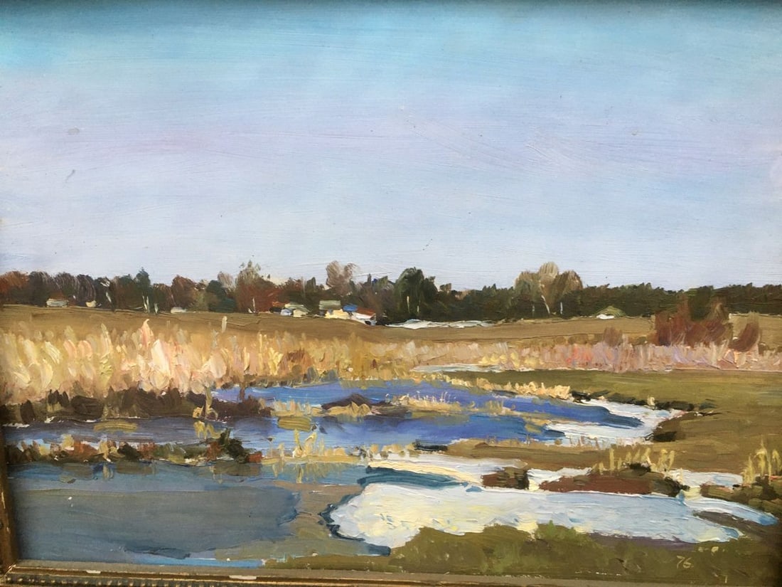 Oil painting Pond Field Ivanenko Vladimir Mikhailovich - 4