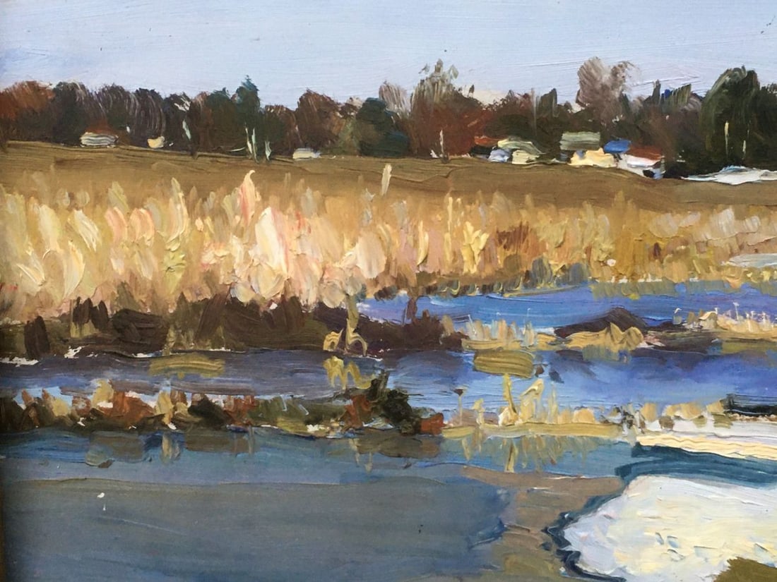 Oil painting Pond Field Ivanenko Vladimir Mikhailovich - 7