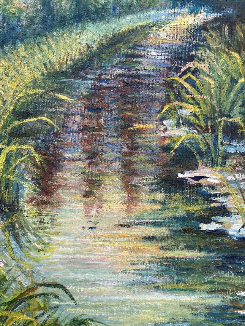 Oil painting Natural landscape Unknown artist - 7