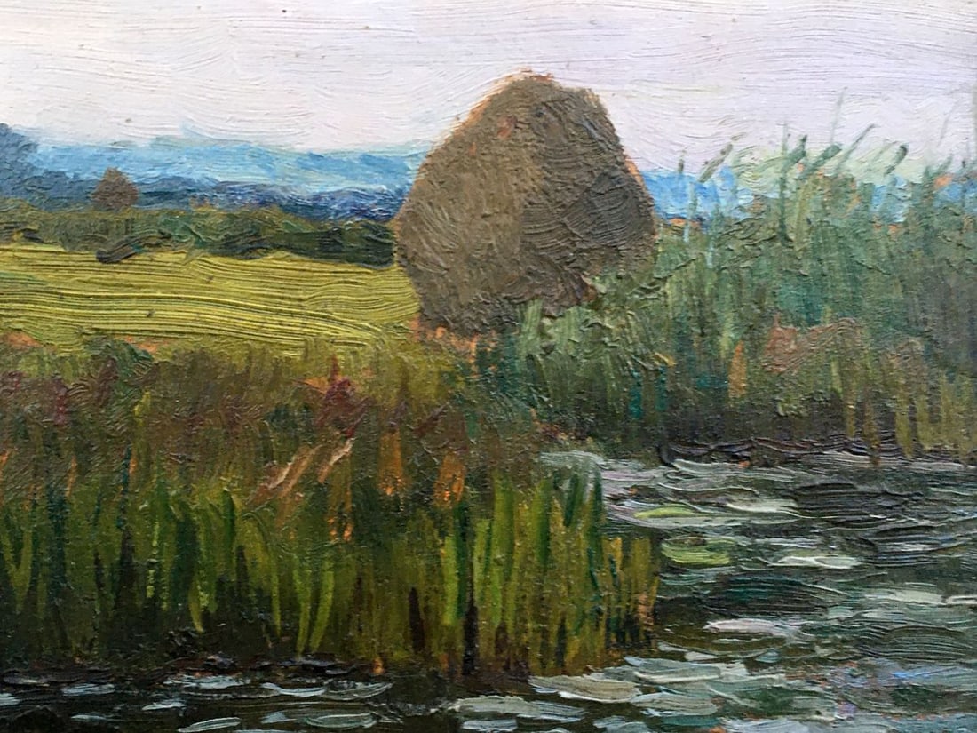 Oil painting Evening landscape Tsyupka Ivan Kirillovich - 5