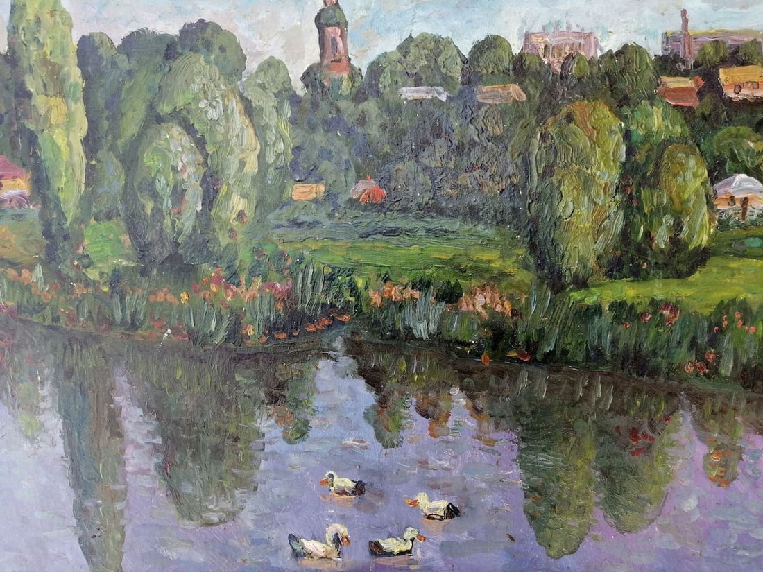 Oil painting Ducks in the lake Yalovenko Alexander Ivanovich - 3