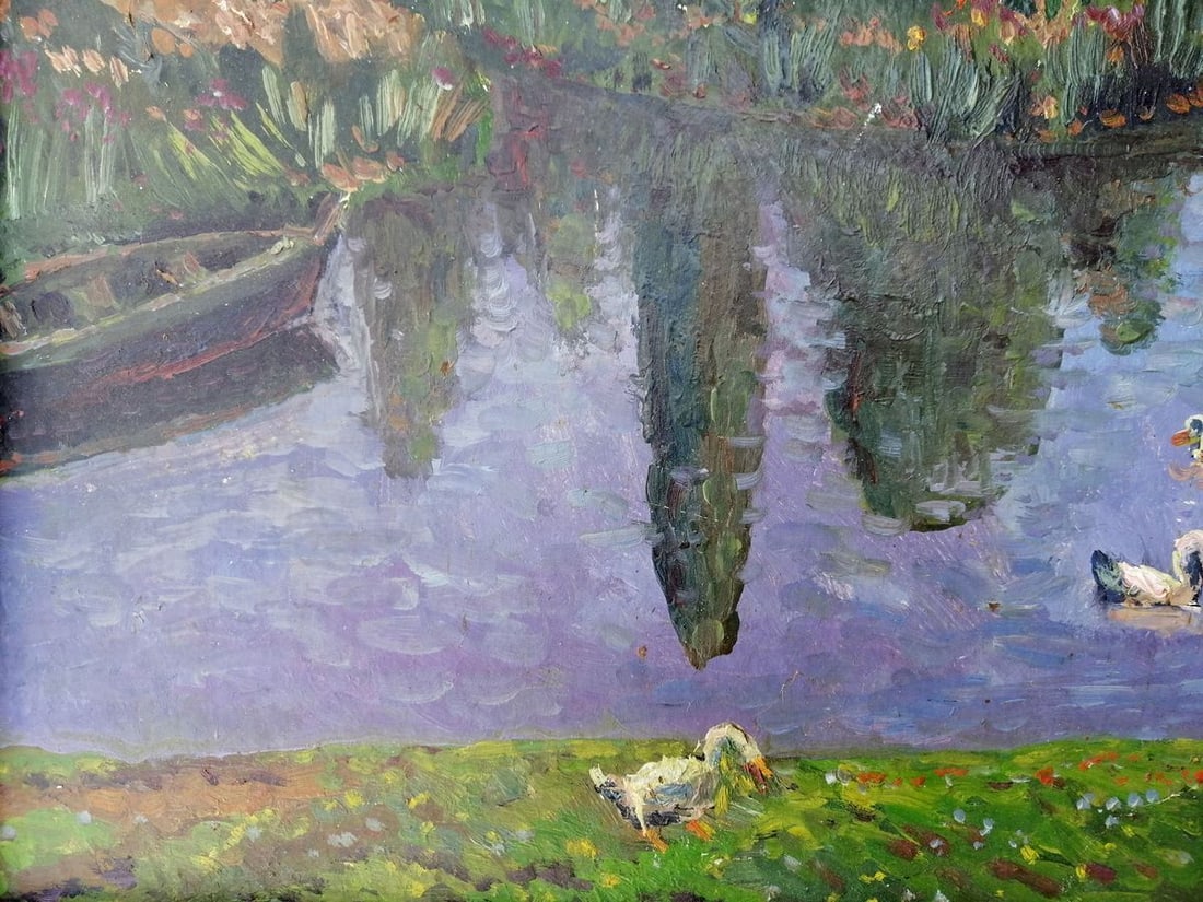 Oil painting Ducks in the lake Yalovenko Alexander Ivanovich - 7