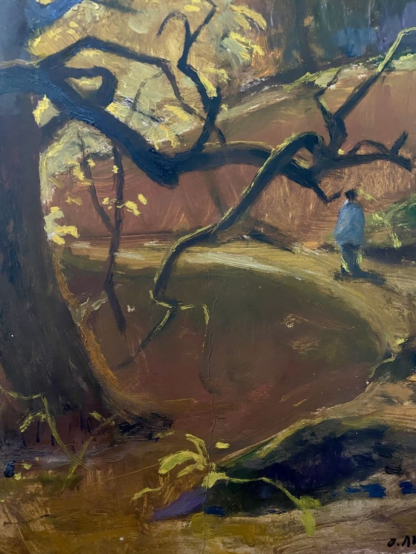 Oil painting Last leaves Litvinov Oleg Arkad'yevich - 2