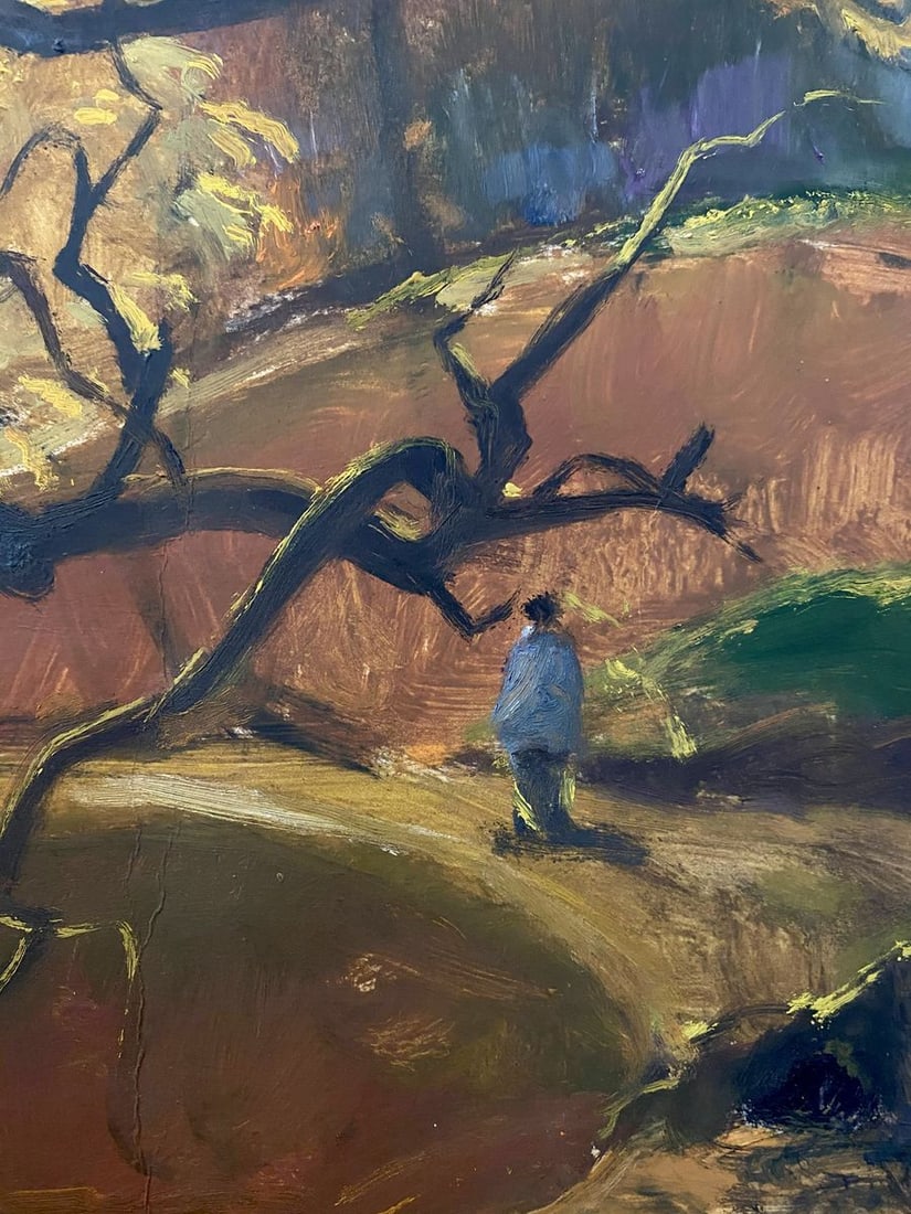 Oil painting Last leaves Litvinov Oleg Arkad'yevich - 3