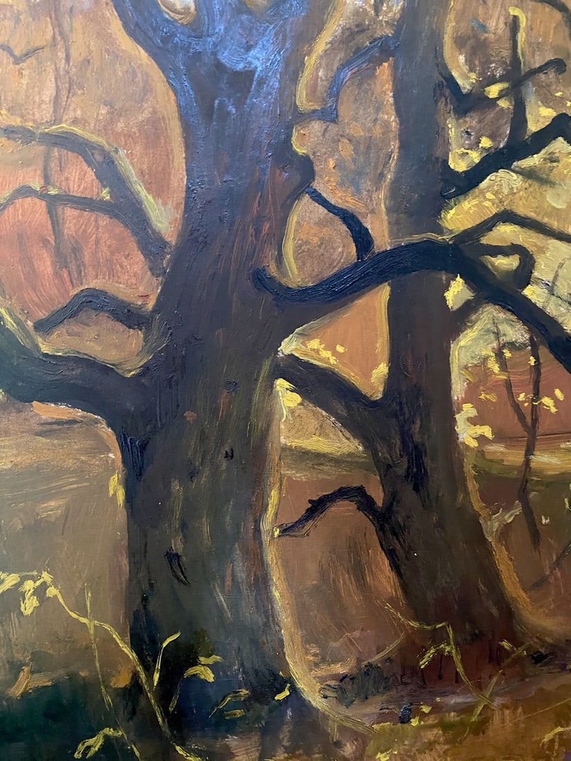 Oil painting Last leaves Litvinov Oleg Arkad'yevich - 5