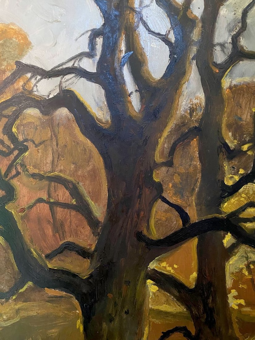 Oil painting Last leaves Litvinov Oleg Arkad'yevich - 6