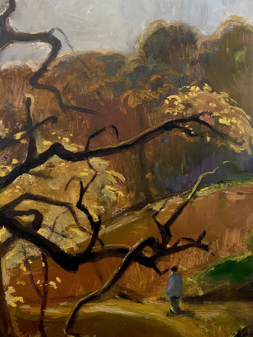 Oil painting Last leaves Litvinov Oleg Arkad'yevich - 7