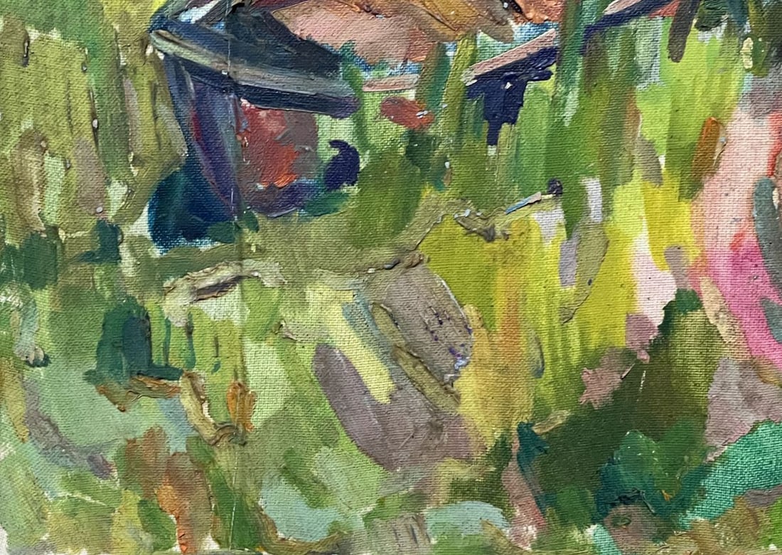 Oil painting boats Peter Tovpev - 8