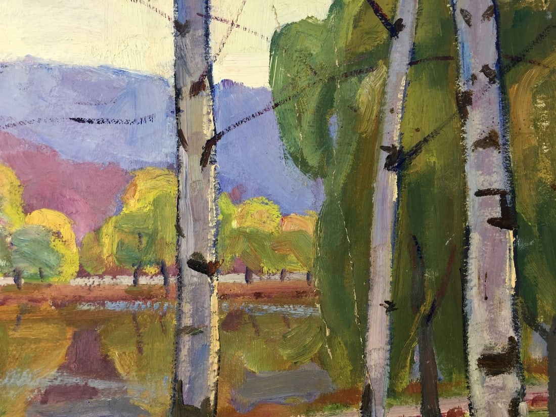 Oil painting Walk in the park Khrustalenko Nikolay Alexandrovich - 4