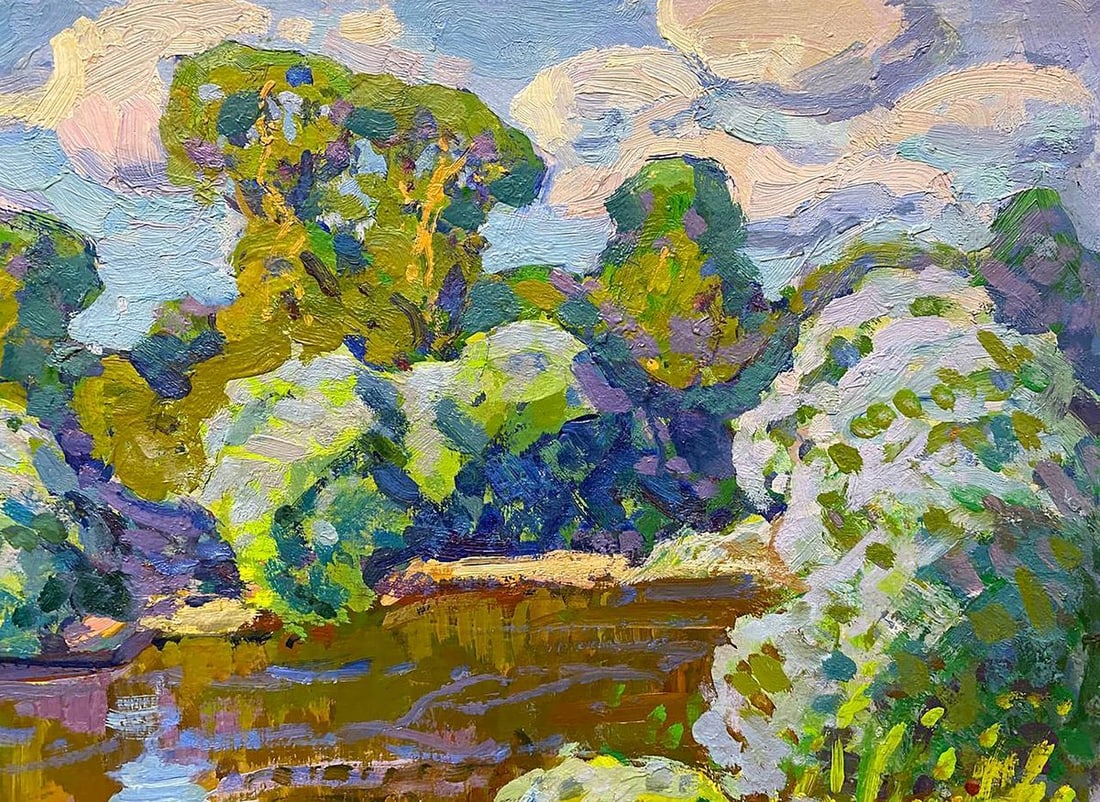 Oil painting Summer day Ruban Grigory Savelyevich - 3