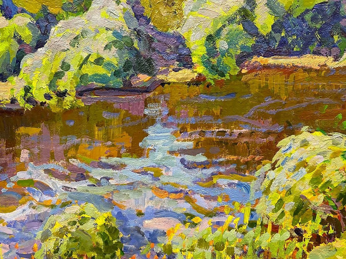 Oil painting Summer day Ruban Grigory Savelyevich - 6