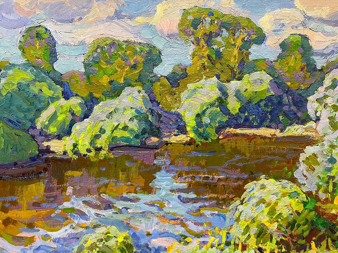 Oil painting Summer day Ruban Grigory Savelyevich - 7