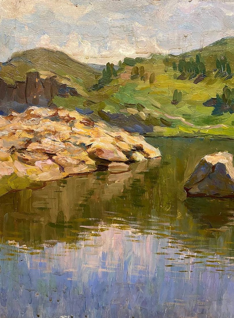 Oil painting Still water Tal'ko Boris Adol'fovich - 2