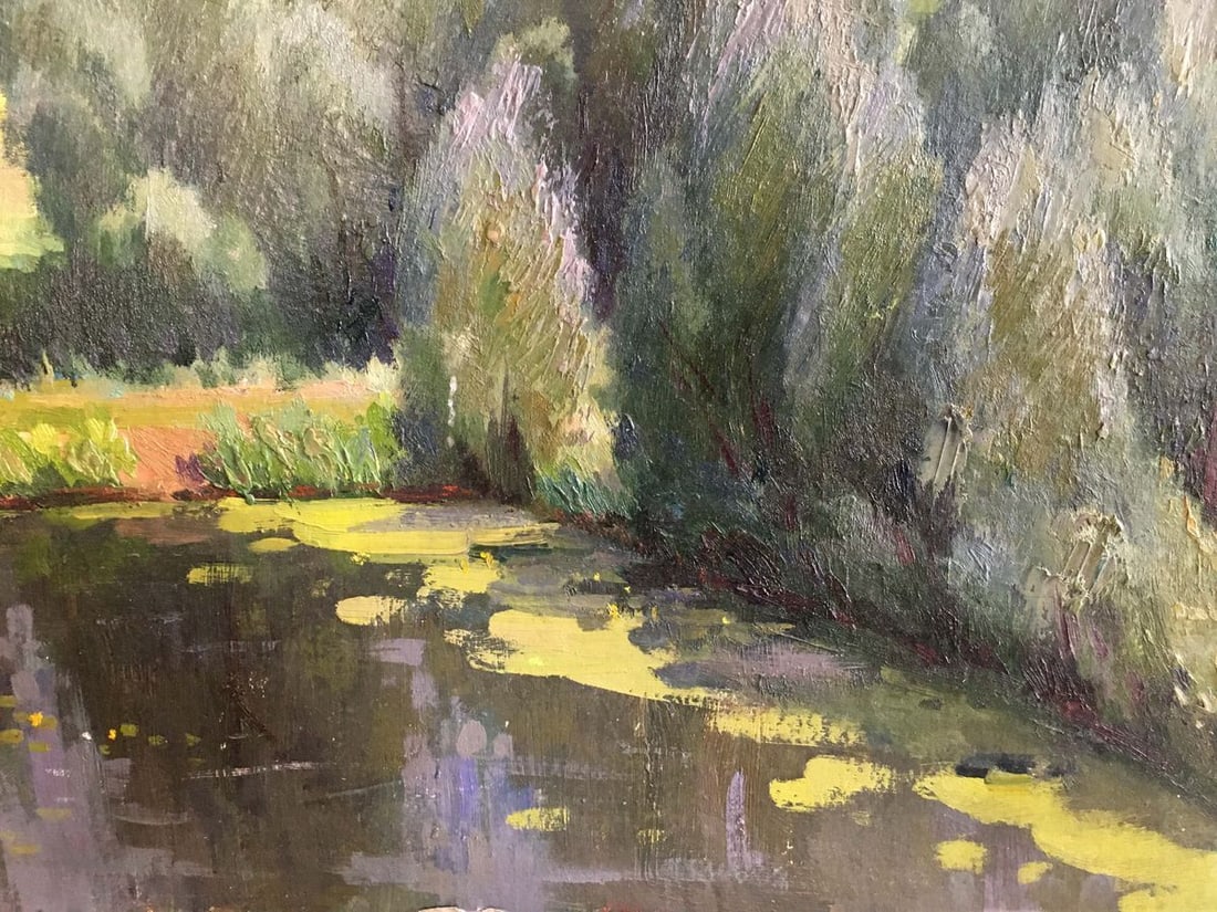 Oil painting Forest landscape Sheludko Leonid Nikolaevich - 6