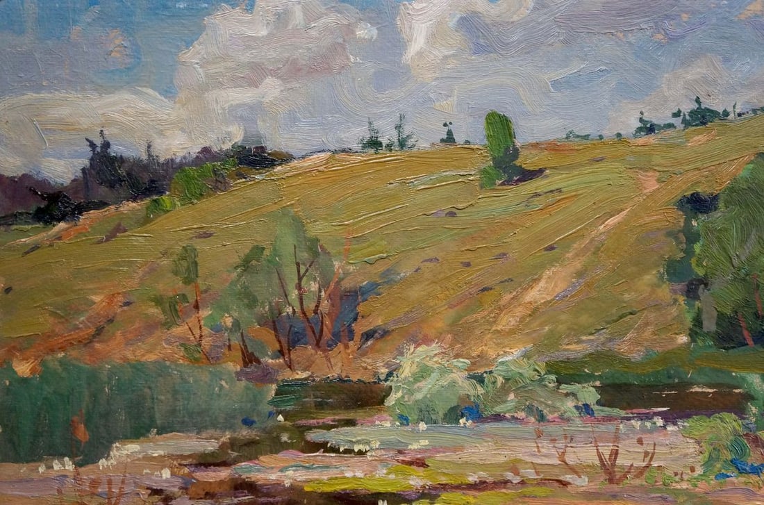 Oil painting Lilies Fomin Anatoly Nikiforovich - 4