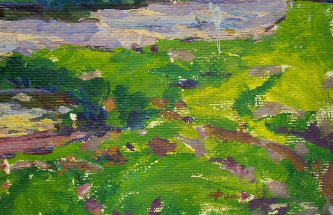 Oil painting At a lake Fomin Anatoly Nikiforovich - 5
