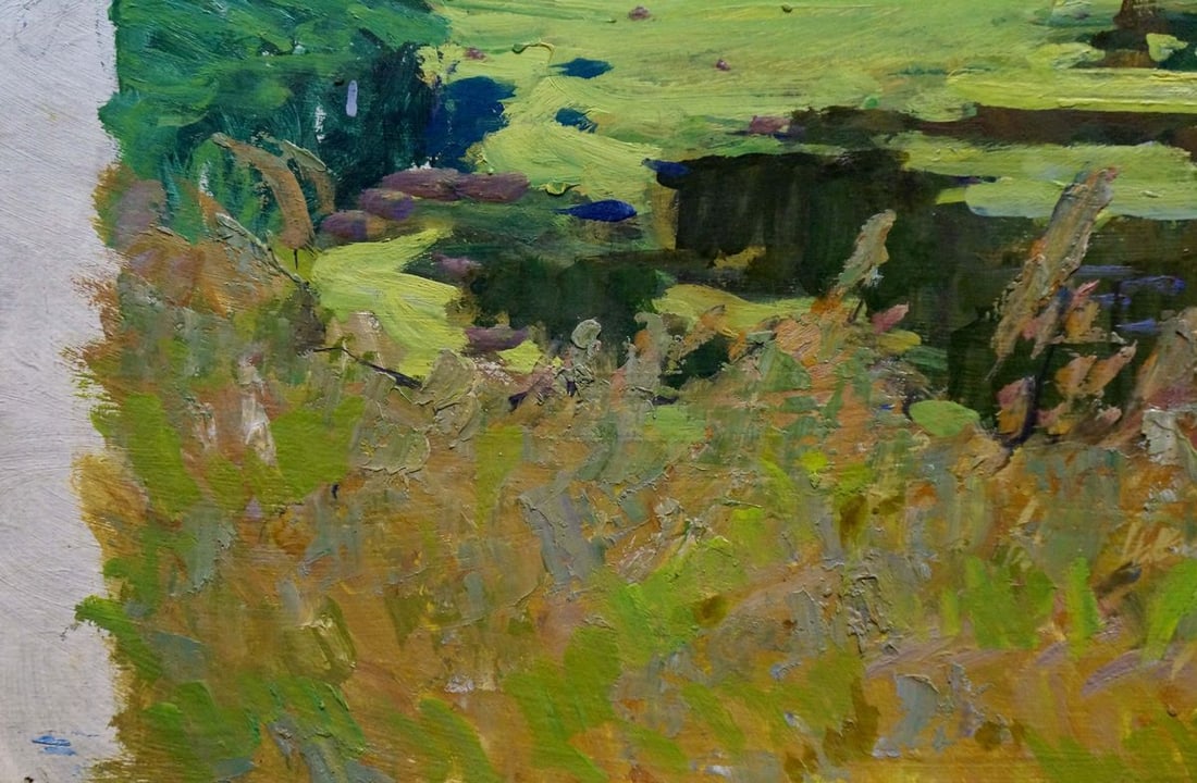 Oil painting Natural landscape Fomin Anatoly Nikiforovich - 2