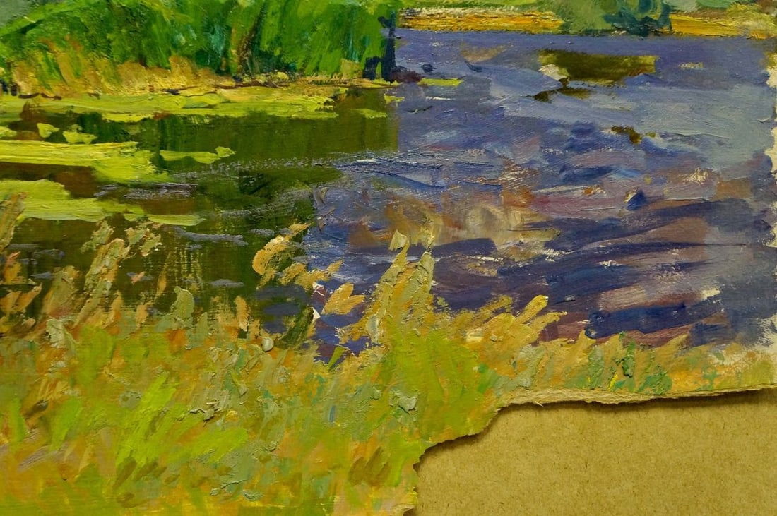 Oil painting Natural landscape Fomin Anatoly Nikiforovich - 3