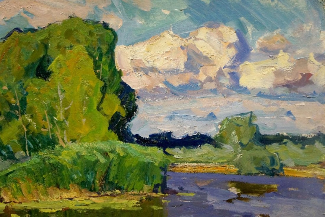 Oil painting Natural landscape Fomin Anatoly Nikiforovich - 5