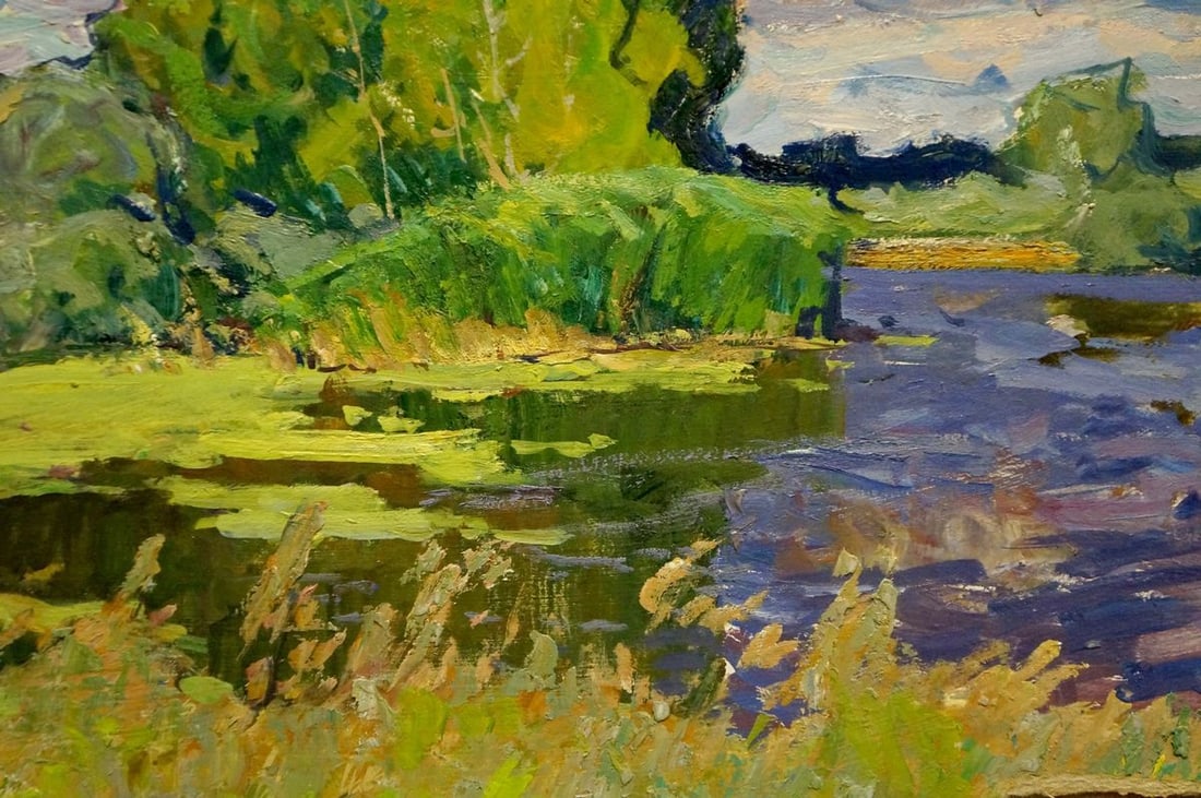 Oil painting Natural landscape Fomin Anatoly Nikiforovich - 6