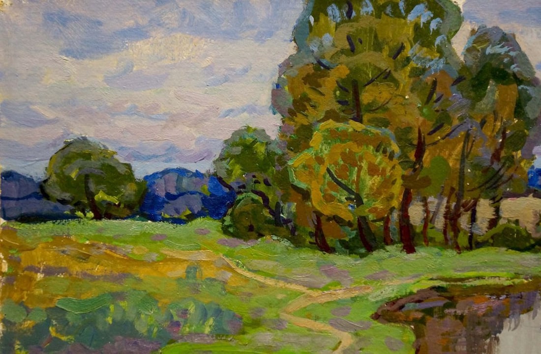 Oil painting Lake Ruban Grigory Savelievich - 4