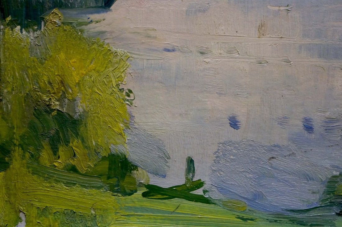 Oil painting Forest Lake Sologubov Nikolay Vasilievich - 2