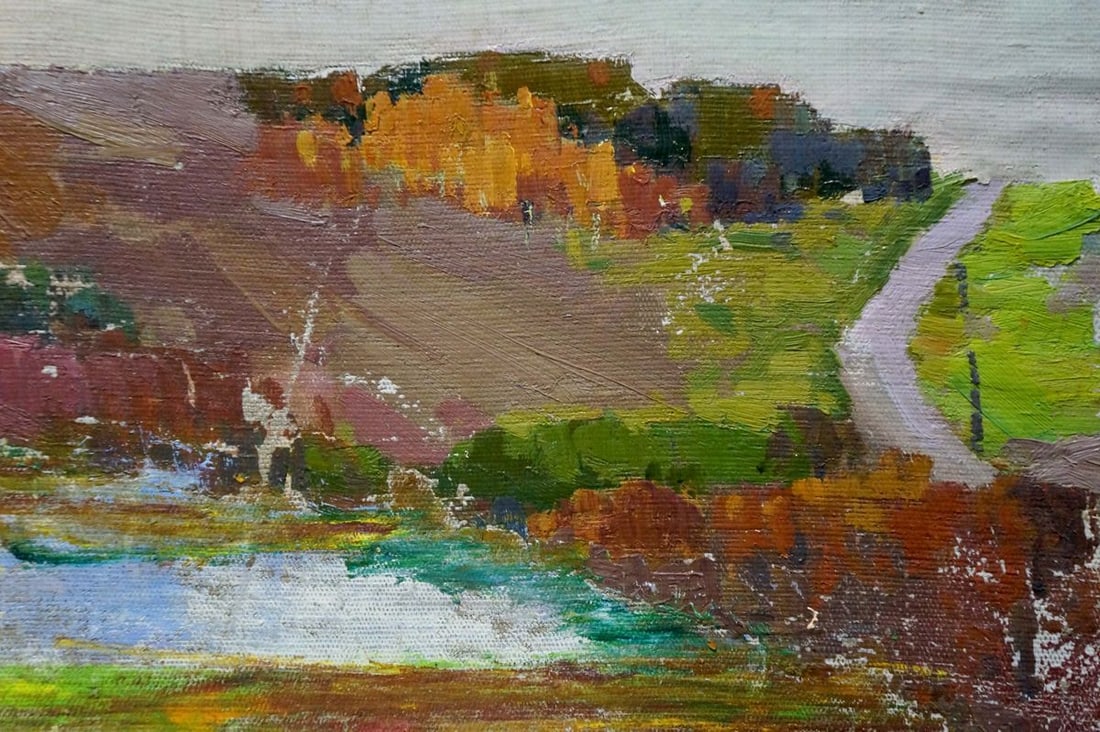 Oil painting It's getting dark Sevastyanov Viktor Grigorievich - 3